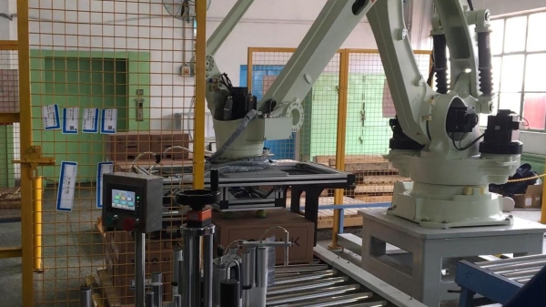 码垛案例-日本油墨生产企业码垛项目