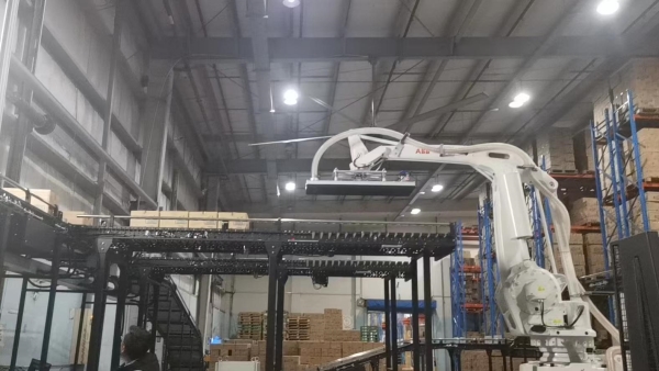 码垛案例-昆山物流企业码垛项目